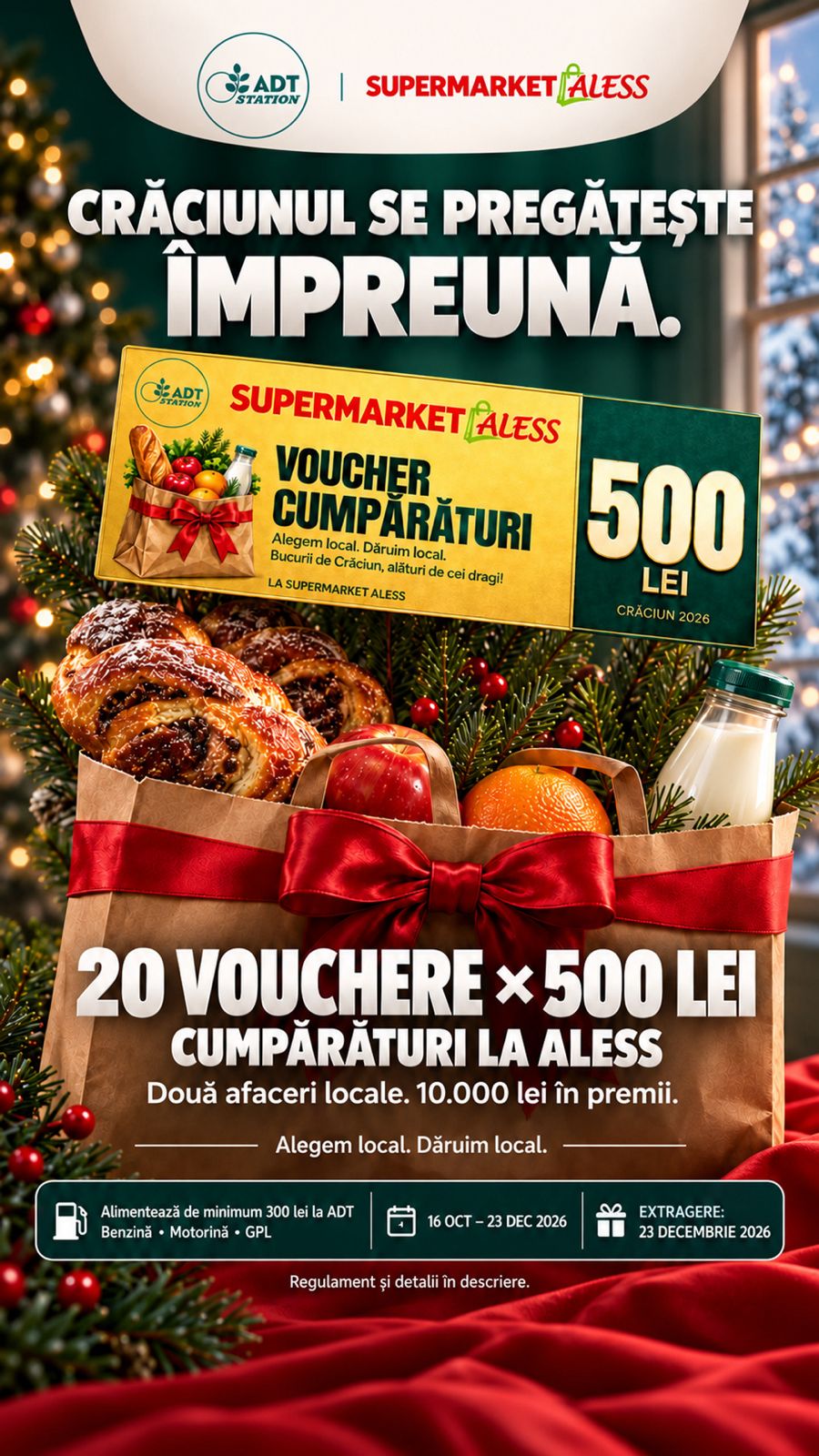 Craciunul se pregateste impreuna - ADT Station si Supermarket Aless